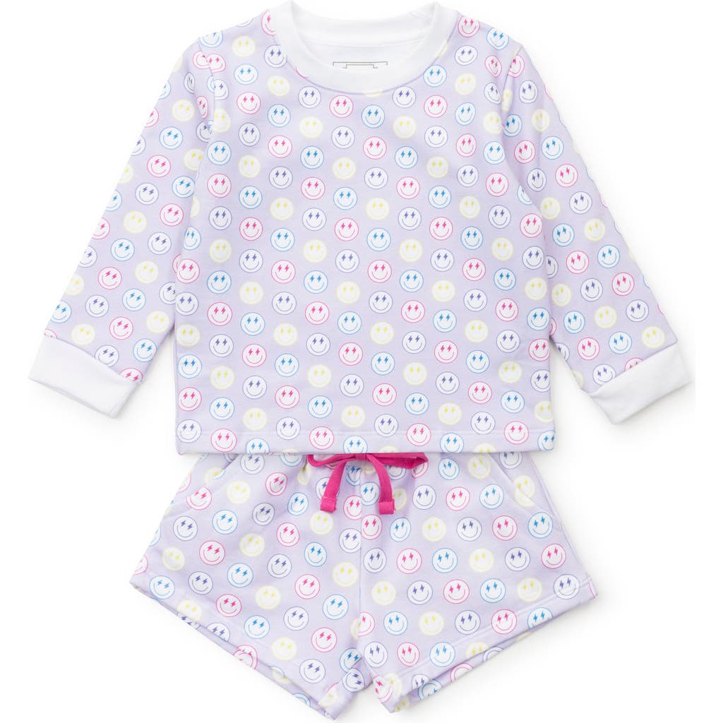 LILA AND HAYES LILA AND HAYES STELLA GIRLS' SWEATSHIRT SHORT SET