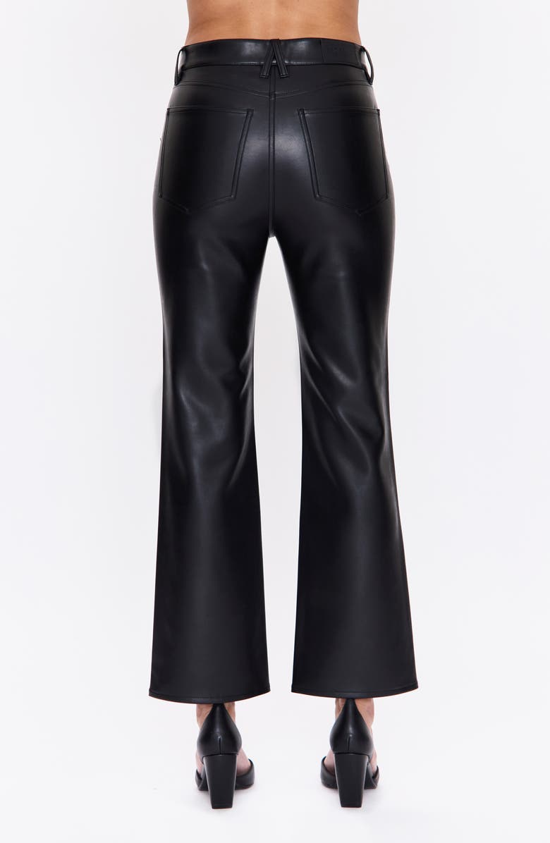 Pistola Ally Faux Leather Bootcut Pants, Alternate, color, Onyx