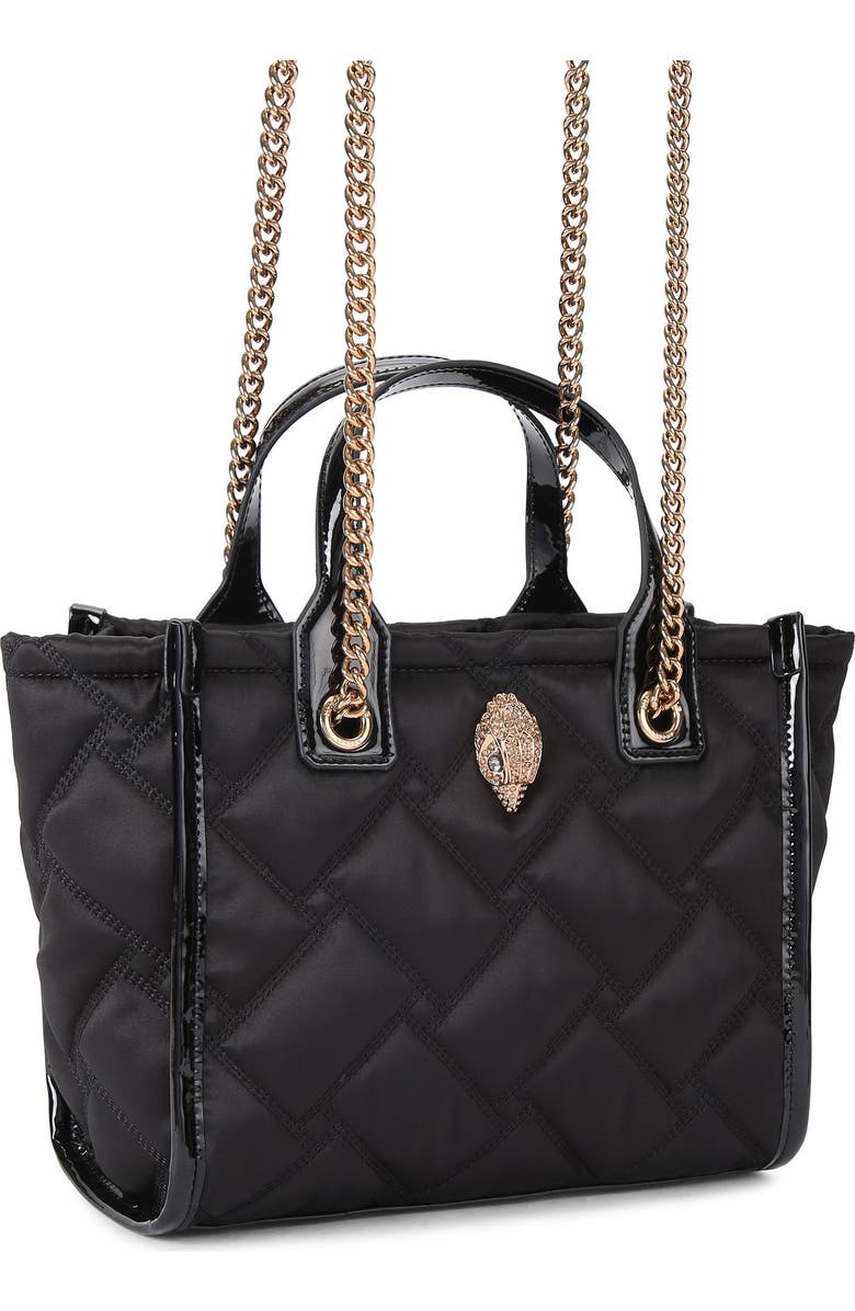 Kurt Geiger London Small Hoxton Quilted Shopper Bag, Alternate, color, Black