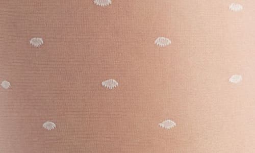 Nordstrom Polka Dots Tights In Ivory Egret