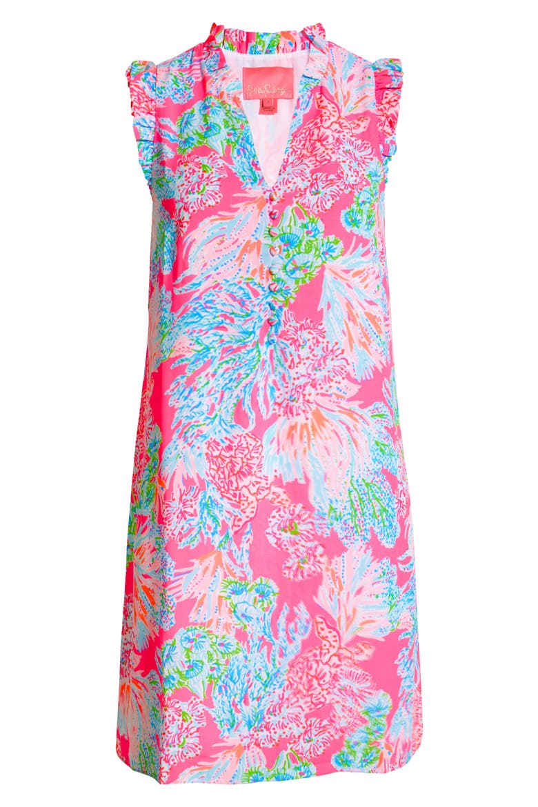 Cally Shift Dress, Alternate, color, PROSECCO PINK SEAING THINGS