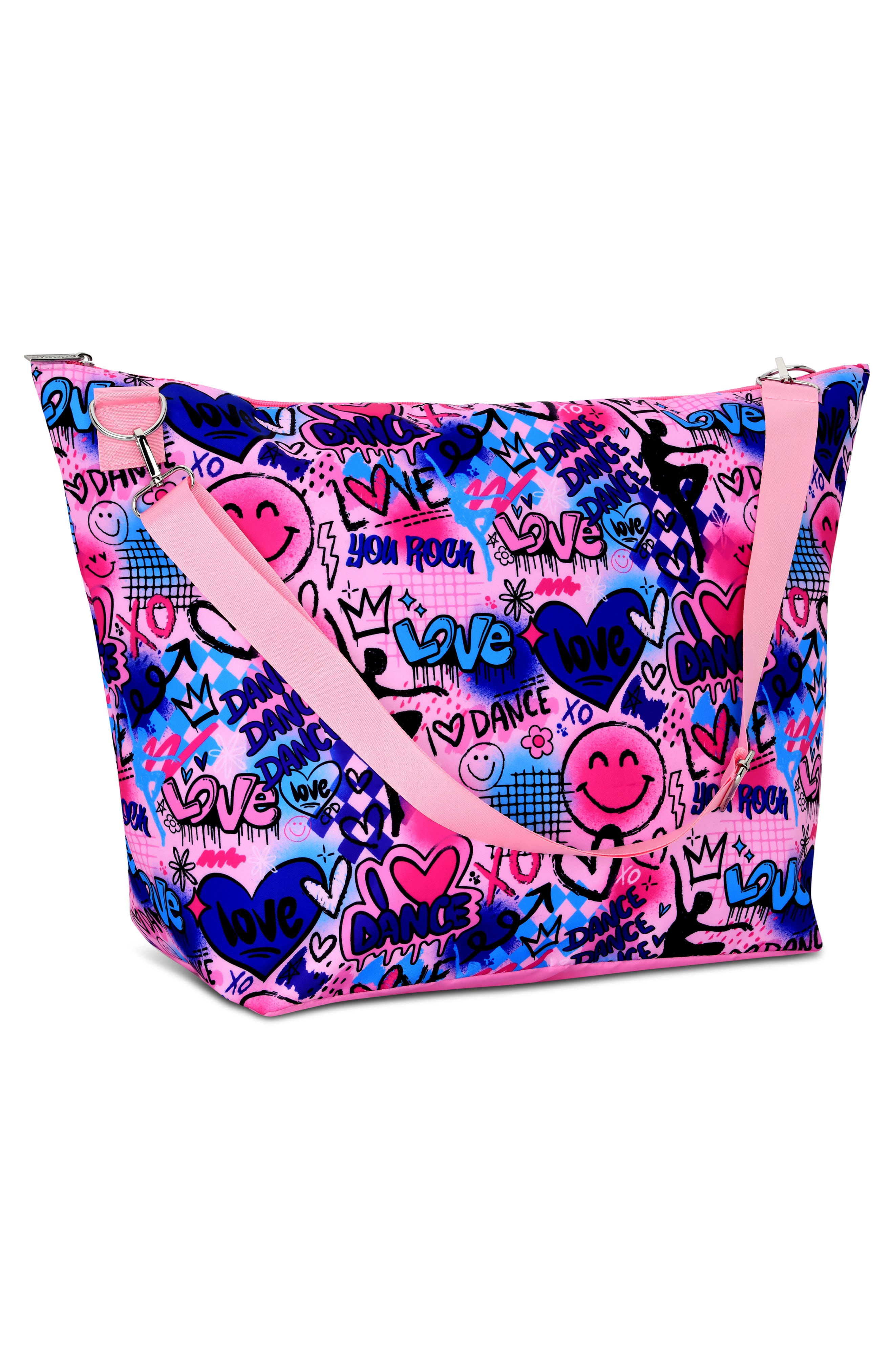 Iscream Kids' Corey Paige Dance Weekender Bag, Alternate, color, Pink Multi