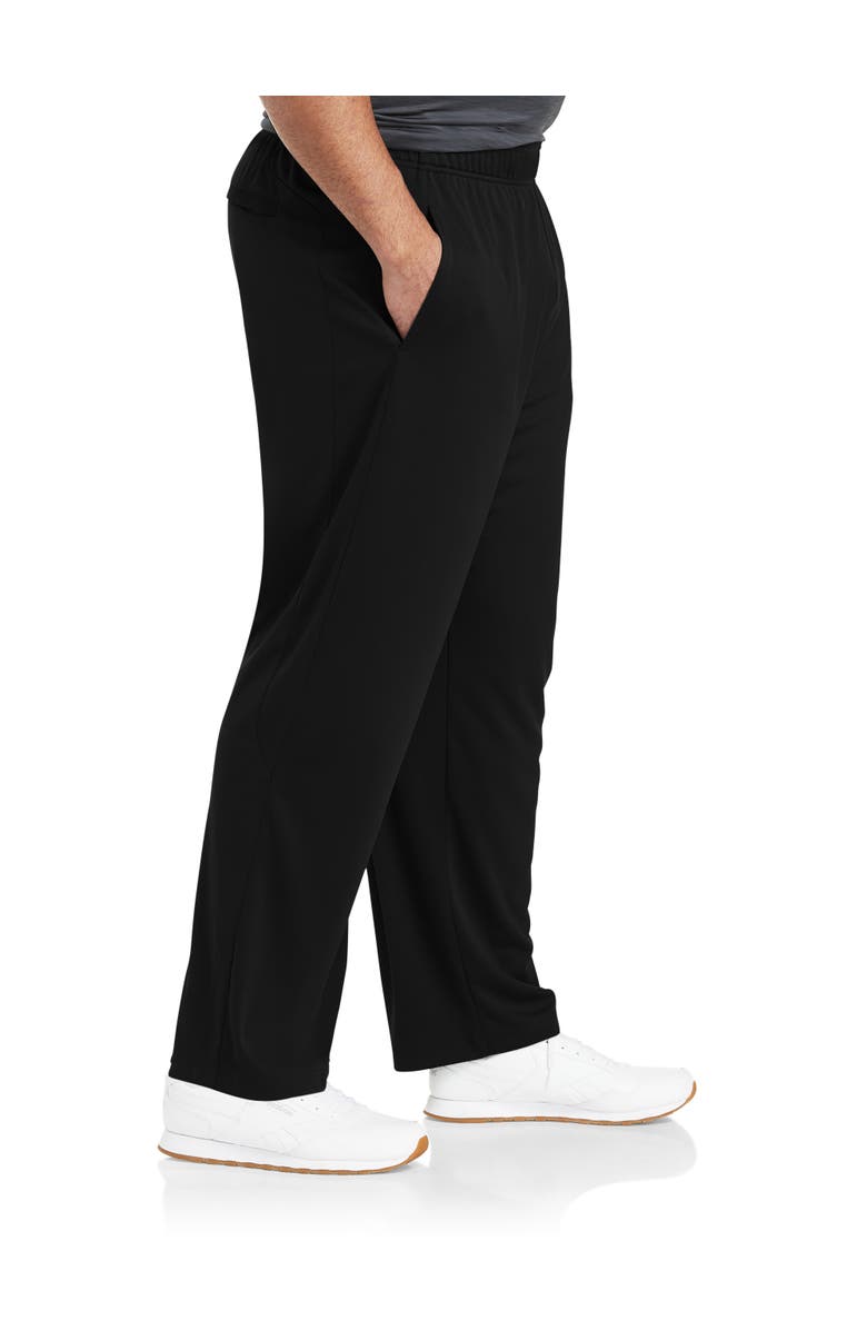 Reebok Performance Double-Knit Open-Hem Pants, Alternate, color, Black