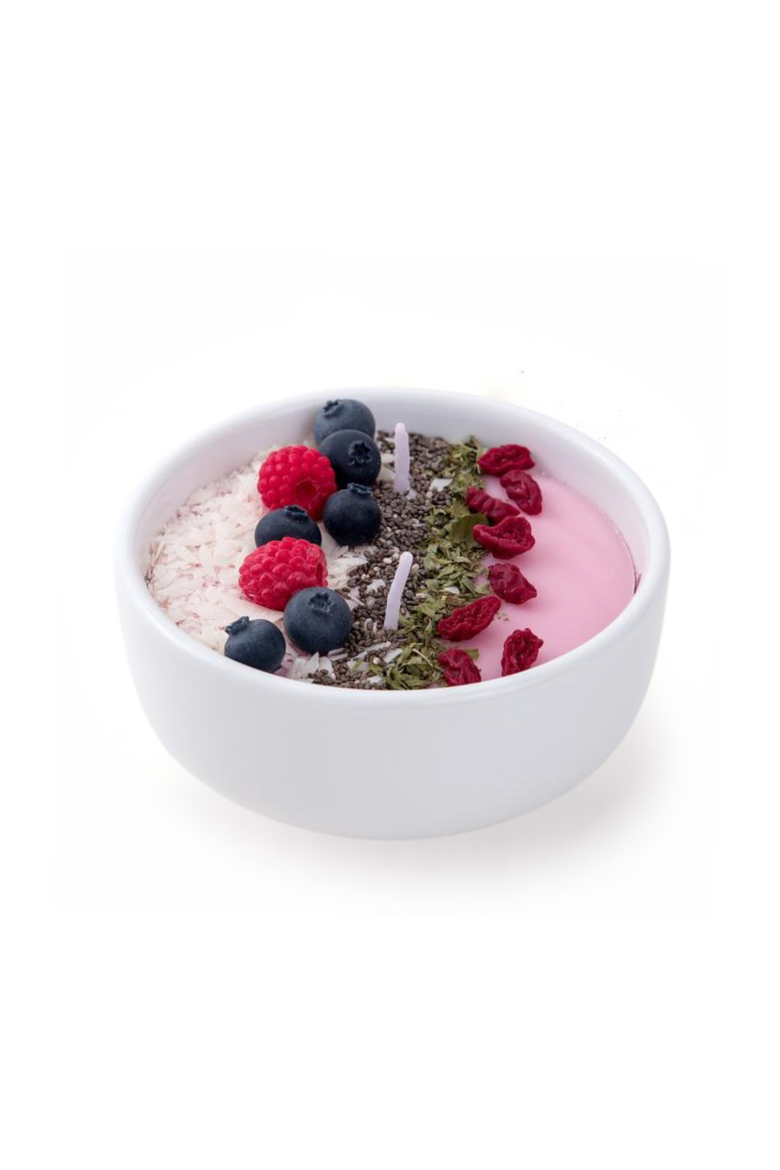 Acai Bowl Candle, Main, color, Pink