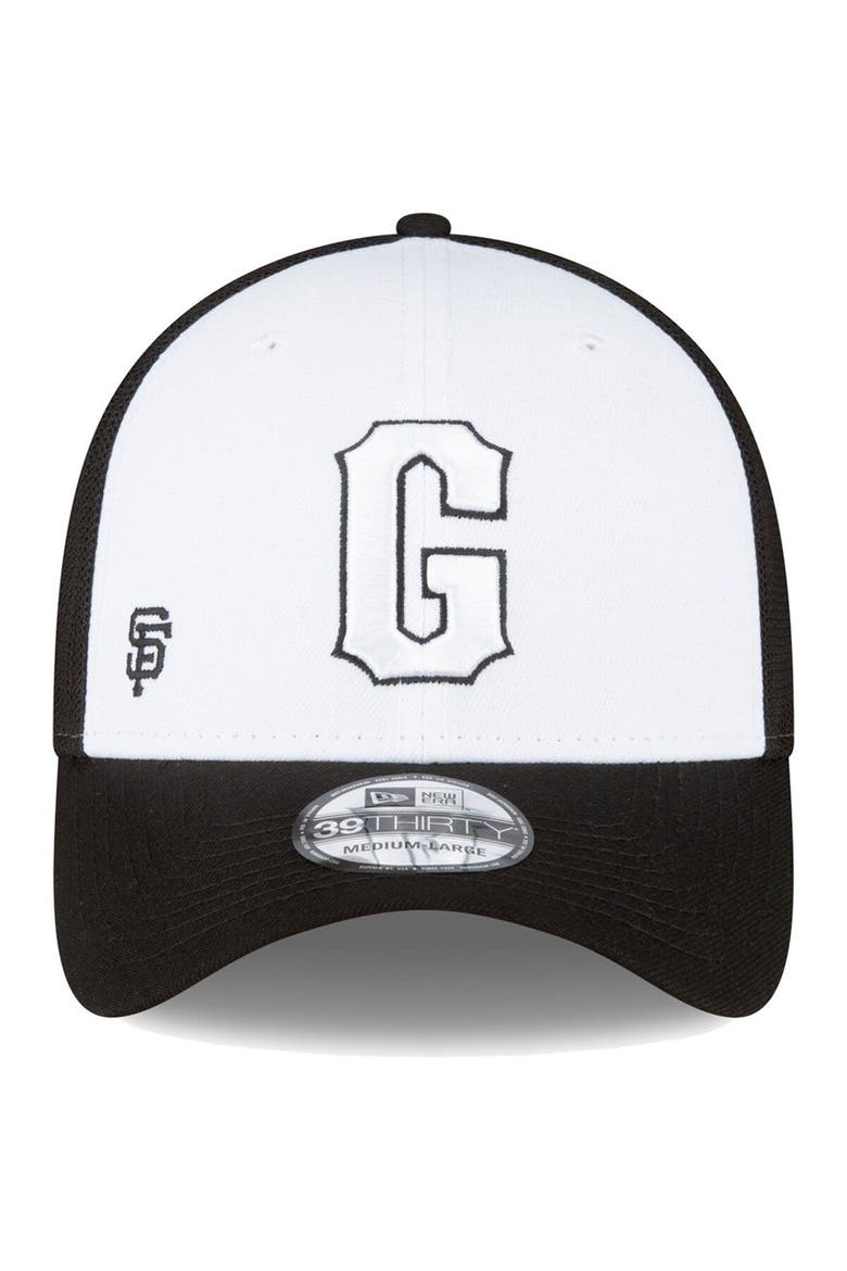 Men's New Era  Black/White San Francisco Giants 2023 On-Field Batting Practice 39THIRTY Flex Hat, Alternate, color, White