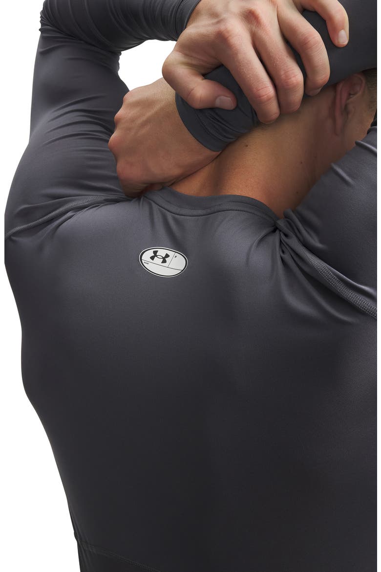HeatGear® Compression Long Sleeve Top, Alternate, color, CASTLEROCK