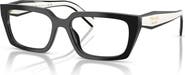 Prada 53mm Rectangle optical glasses