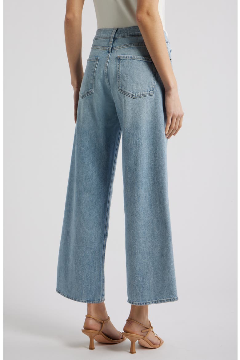 Everly High Waist Wide Leg Jeans, Alternate, color, LENORA WASH