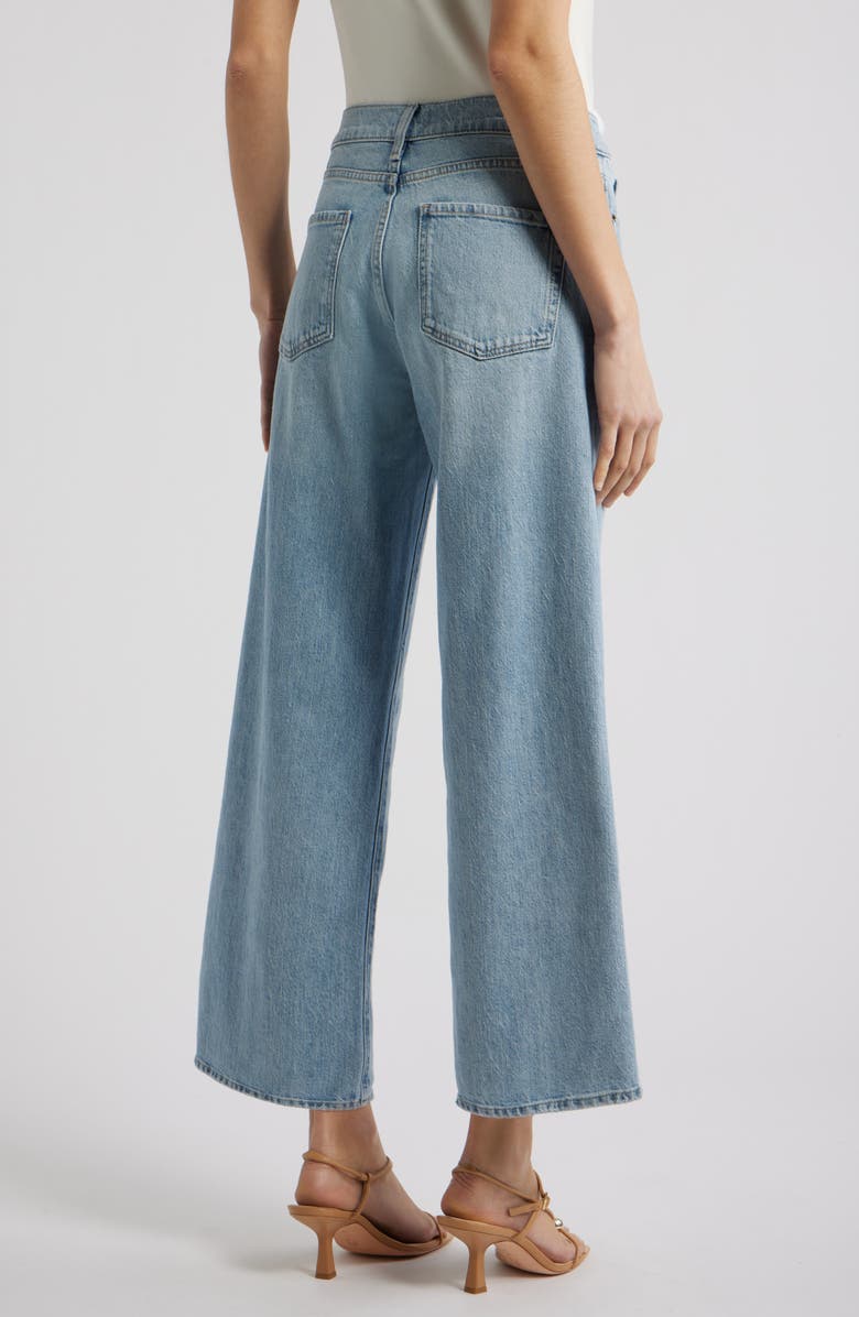 Nordstrom Everly High Waist Wide Leg Jeans, Alternate, color, Lenora Wash