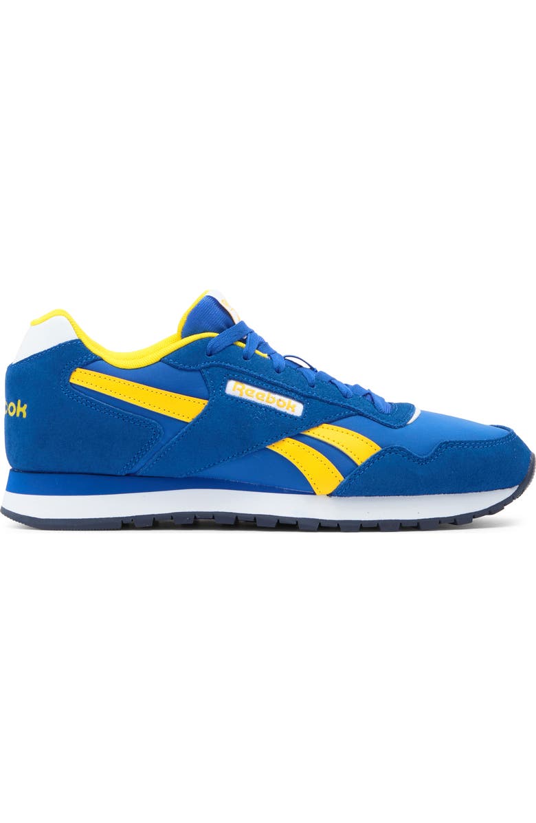Reebok Glide Sneaker, Alternate, color, Blue Yellow White