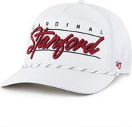 '47 Men's '47 White Stanford Cardinal Condor Hitch brrr° Adjustable Hat