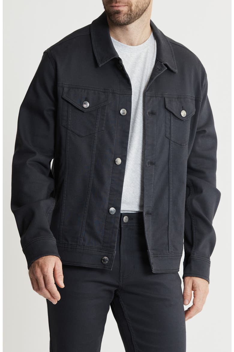 Vandam Commuter Trucker Jacket, Main, color, NAVY