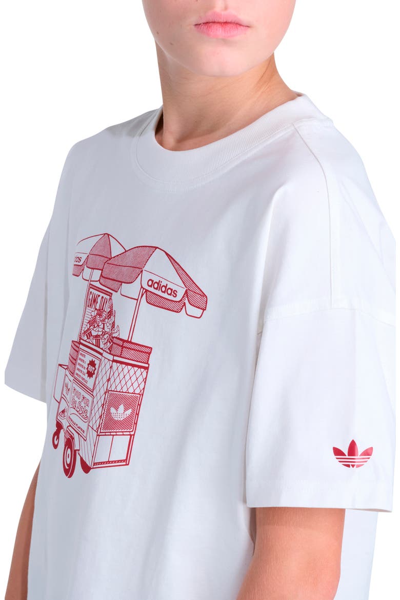 Kids' Shoe Cart Graphic T-Shirt, Alternate, color, OFF WHITE