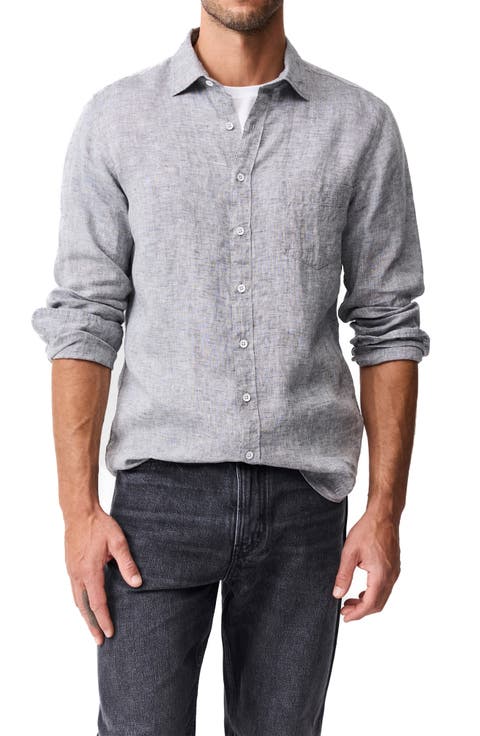 Coromandel Button-Up Linen Shirt