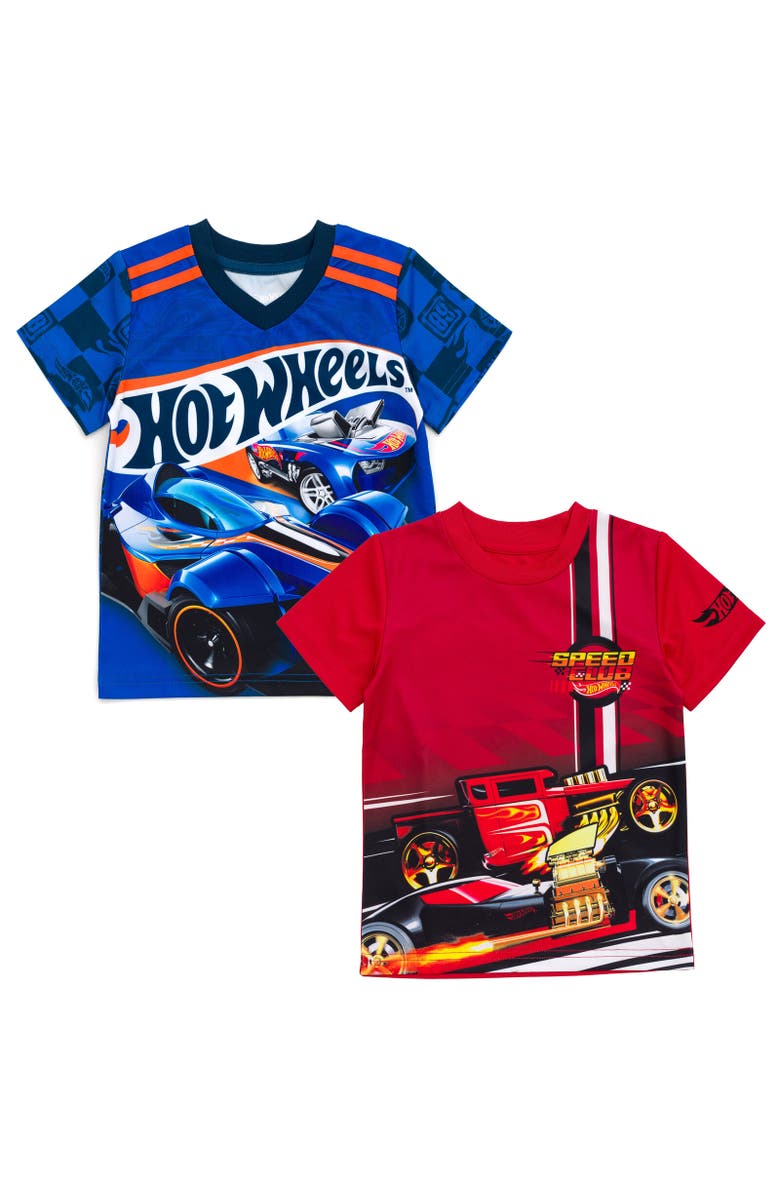 Hot Wheels 2-Pack T-Shirts, Main, color, Multicolor