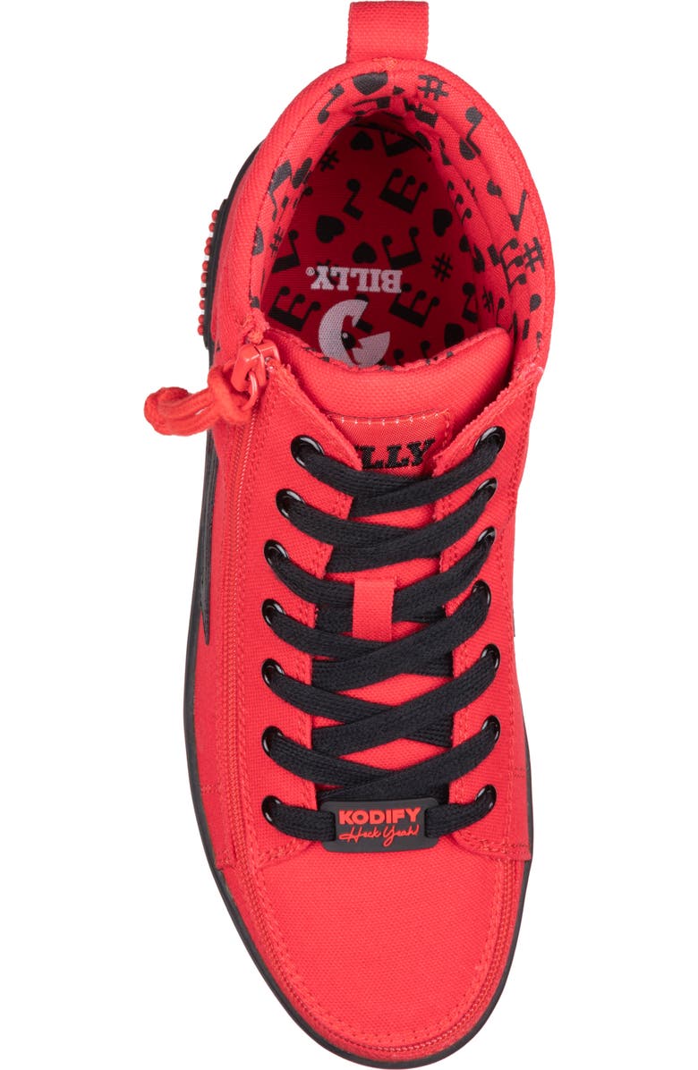 BILLY Footwear Kodify Billy High Top Sneaker, Alternate, color, Kodify Red