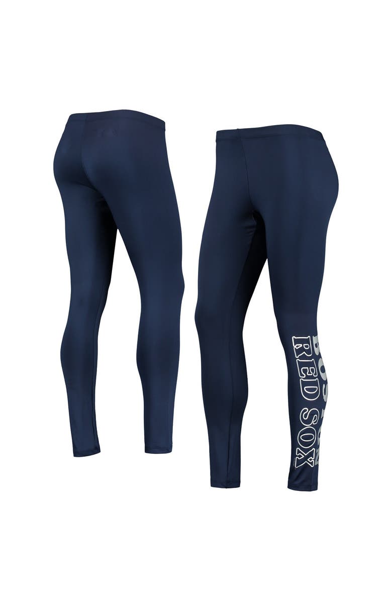 G-III 4HER BY CARL BANKS Women's G-III 4Her by Carl Banks Navy Boston Red Sox Stadium Lightweight Leggings, Alternate, color, Navy