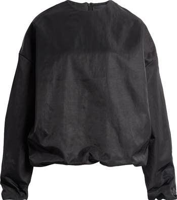 Gender Inclusive Textured Nylon Pullover