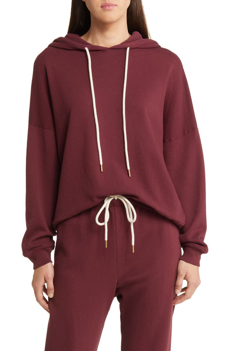 THE GREAT. The Teammate French Terry Hoodie, Main, color,