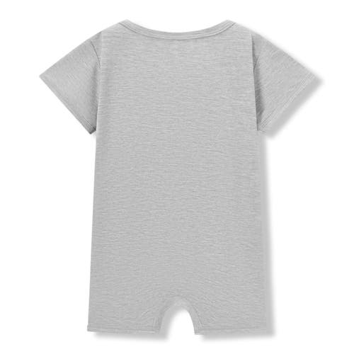Milkbarn Luxe Solid Shortall In Gray