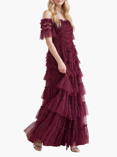 Aviana Off-Shoulder Gown