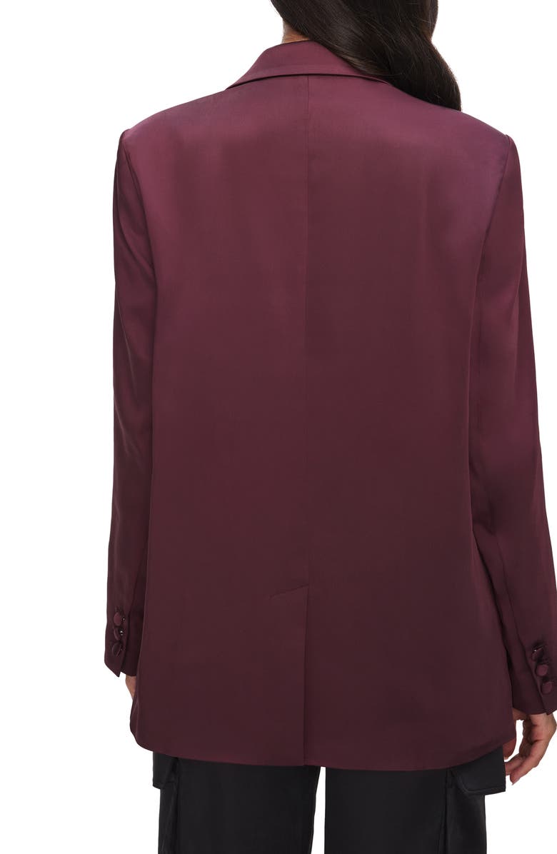 Good American Satin Blazer, Alternate, color,