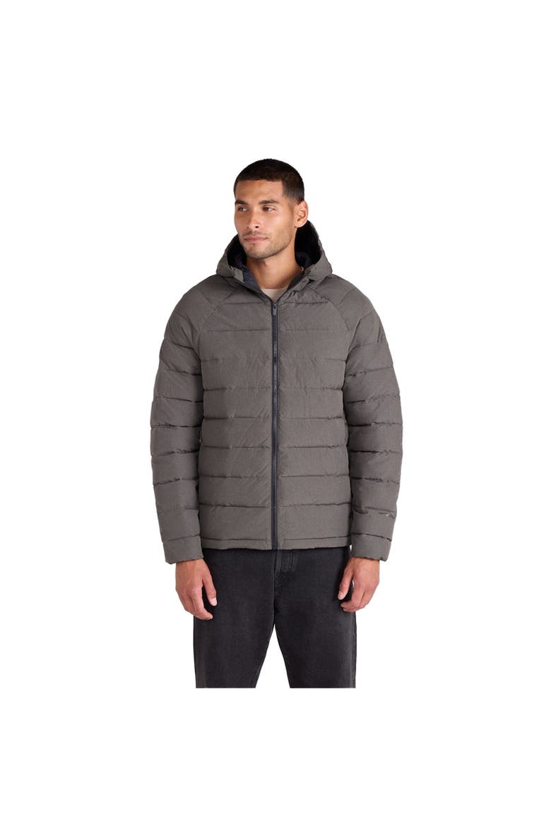 Light Cloud Cosi Hooded Marl Padded Jacket, Alternate, color, Khaki Green