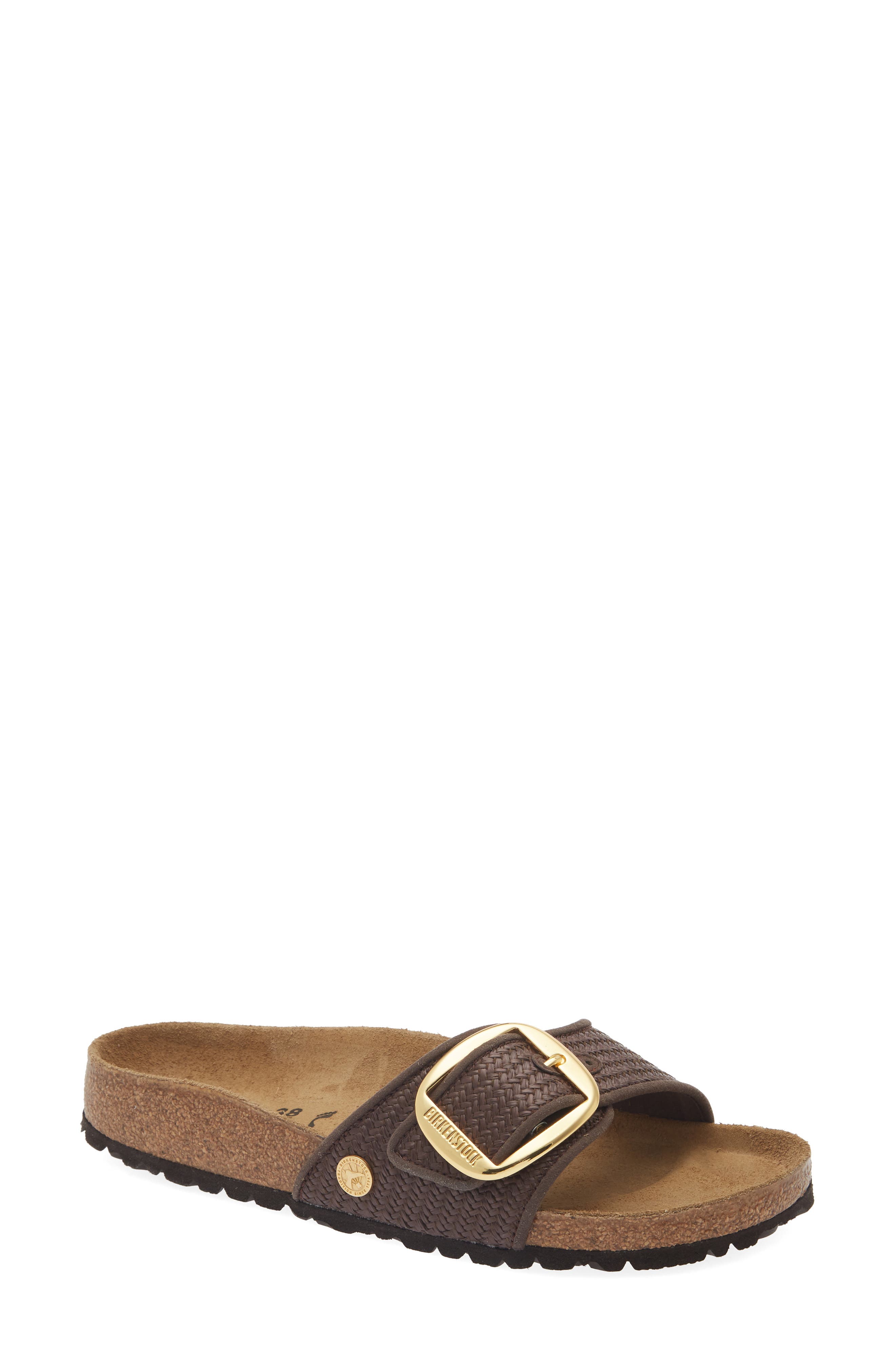 Birkenstock Madrid Big Buckle Slide Sandal, Main, color, 