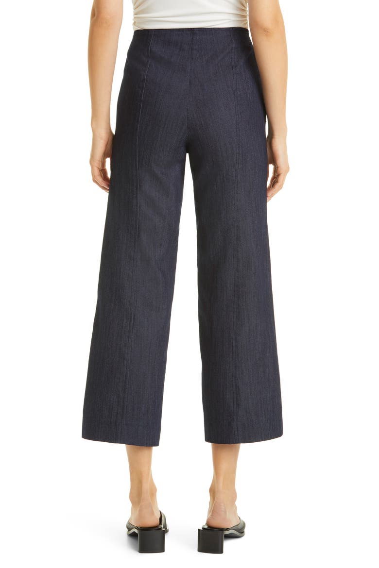 Azure Crop Wide Leg Jeans, Alternate, color, INDIGO