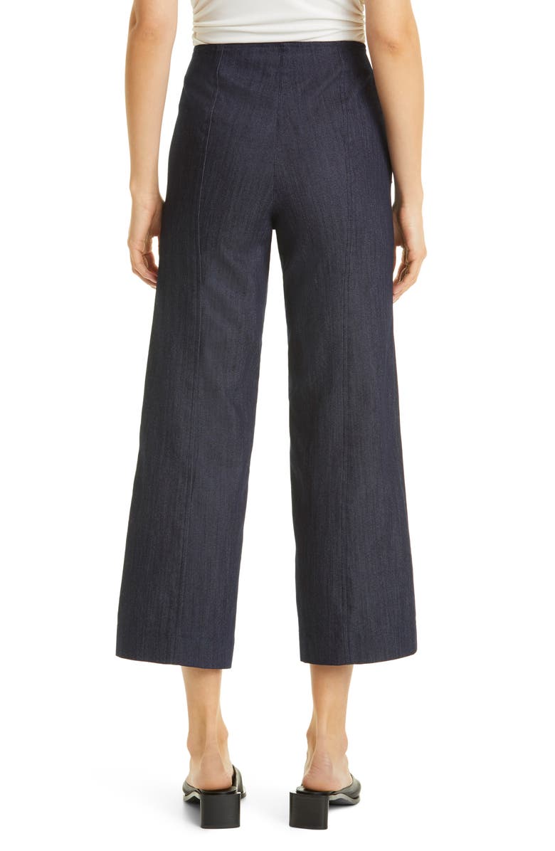 Cinq à Sept Azure Crop Wide Leg Jeans, Alternate, color,