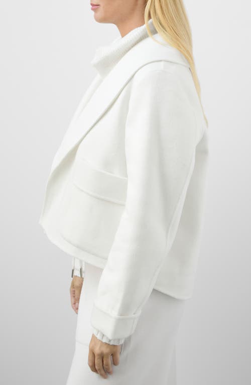 Splendid X @cellajaneblog Crop Icon Coat In White