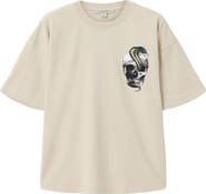 AllSaints Snakehead Etta Cotton Graphic T-Shirt