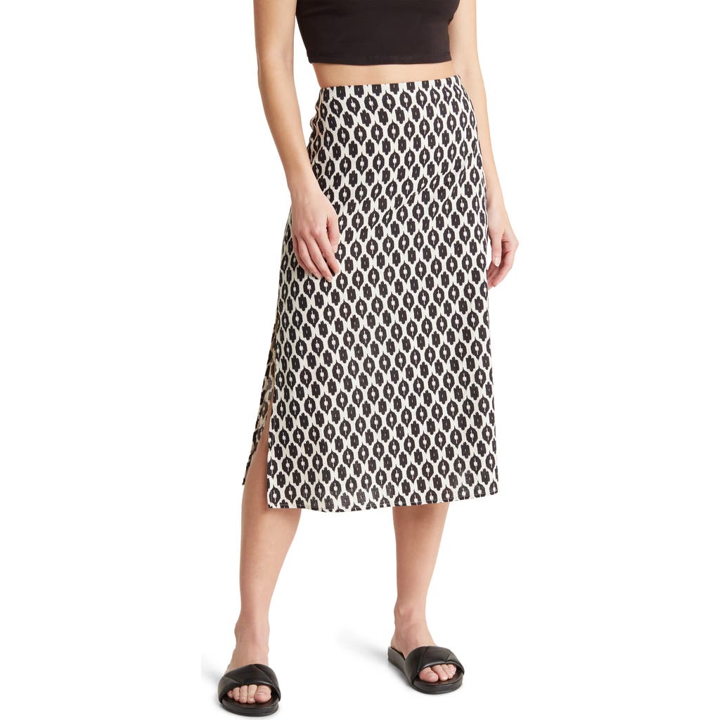 Marine Layer Ryan Print Midi Skirt