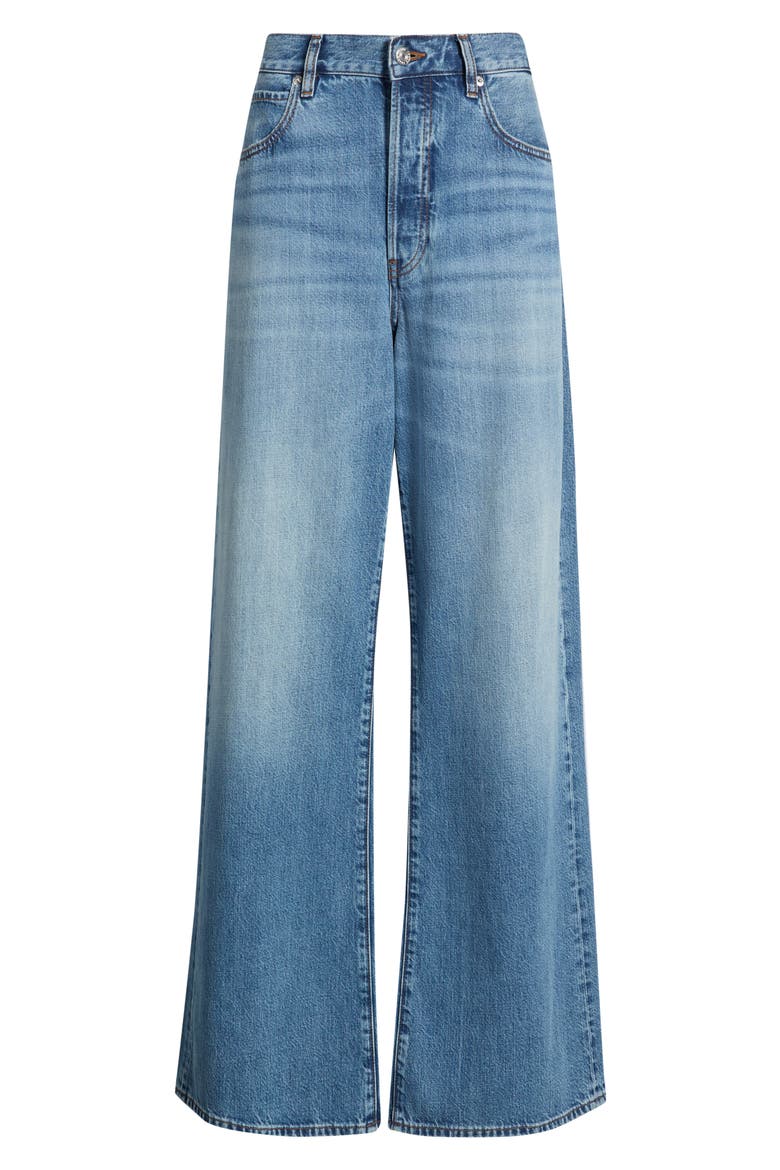 The Off Duty High Waist Loose Jeans, Alternate, color, FLUTTER