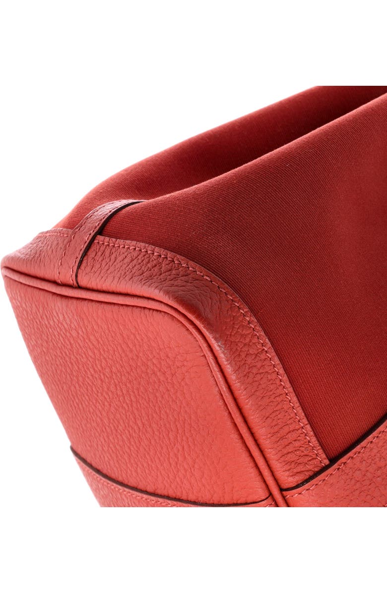 Pre-Owned Hermes Garden Party Tote Toile and Leather 30, Alternate, color, Rouge Duchesse