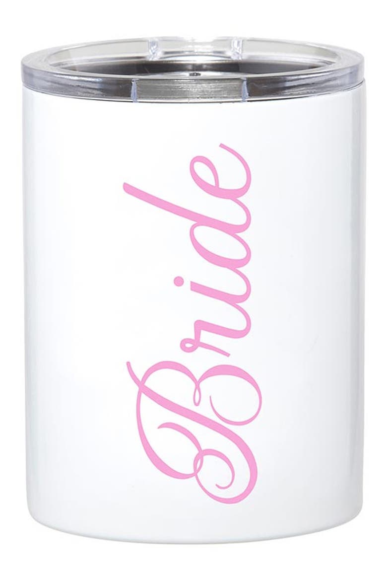 Bride Stainless Steel Tumbler, Main, color, WHITE