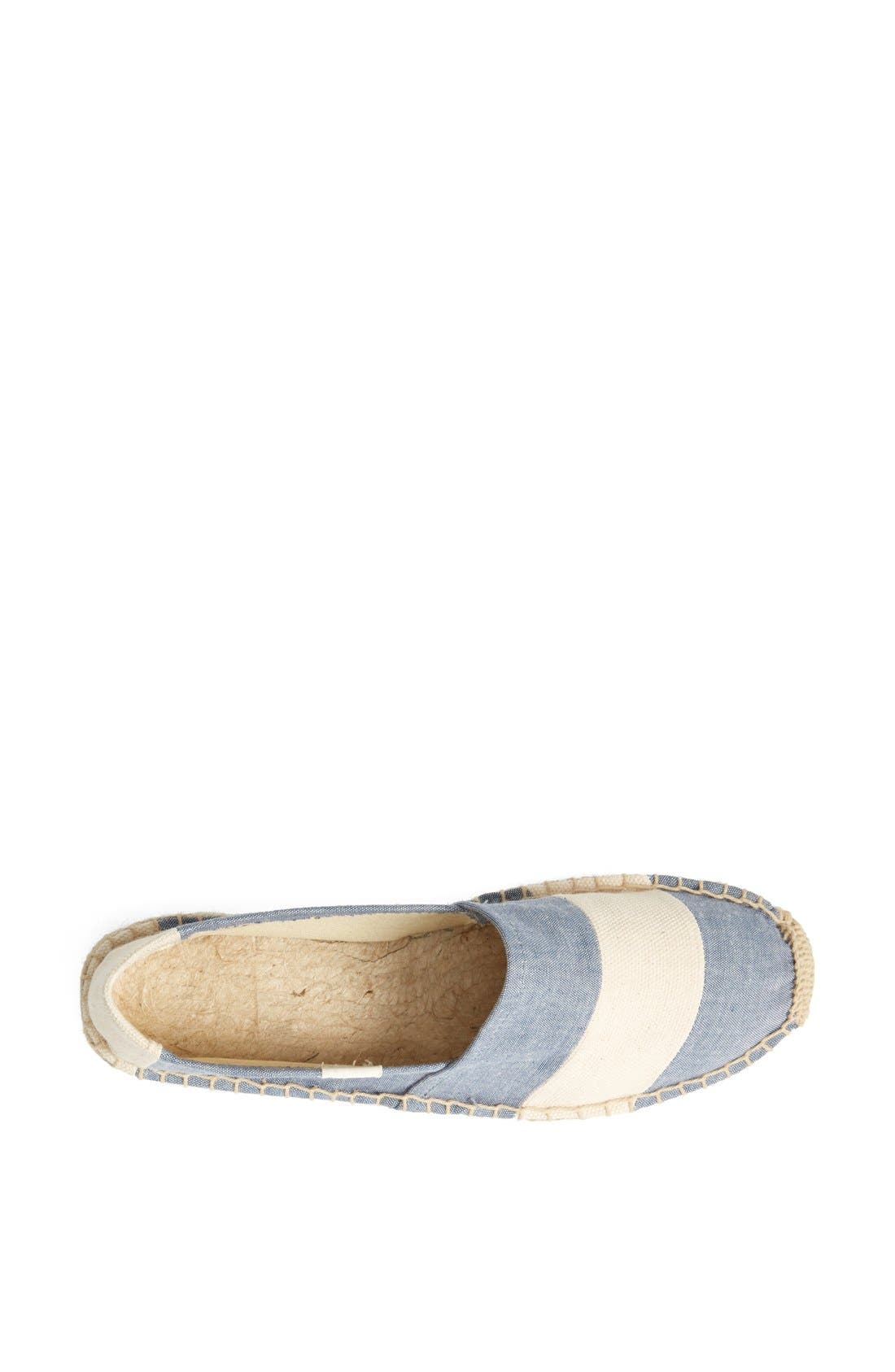 'Barca' Stripe Espadrille, Alternate, color, CHAMBRAY NATURAL