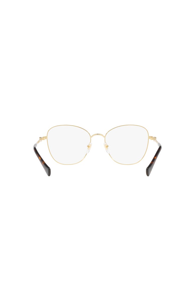 Gucci 55mm Cat Eye optical glasses, Alternate, color, Gold