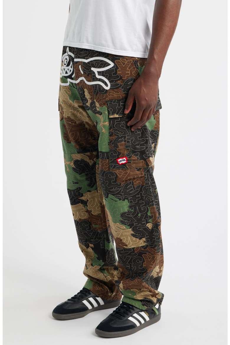 Big Block Currency Camo Cargo Pants, Alternate, color, CAMO