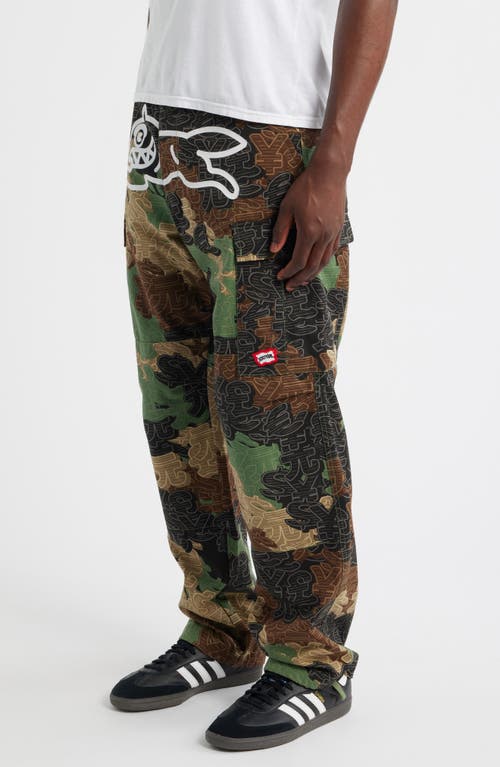 Icecream Big Block Currency Camo Cargo Pants In Multi