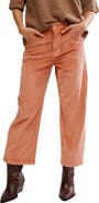 Free People Deep Trance Corduroy Wide Leg Ankle Pants
