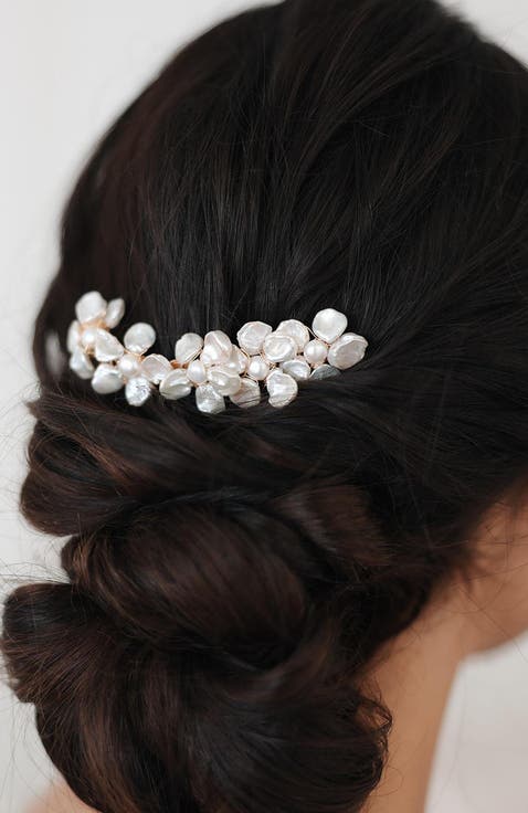 Jules Baroque Pearl Hair Comb