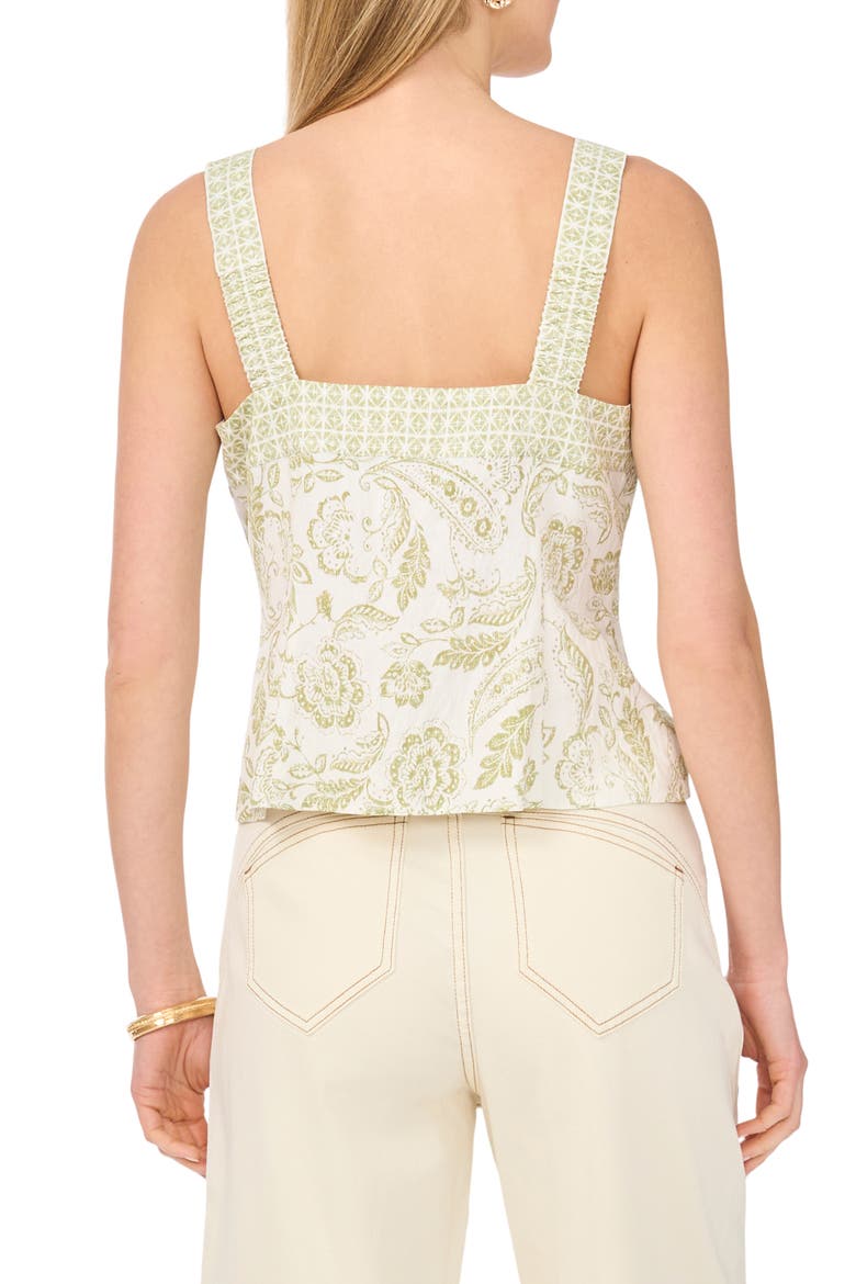 Button-Down Tank, Alternate, color, SAGE