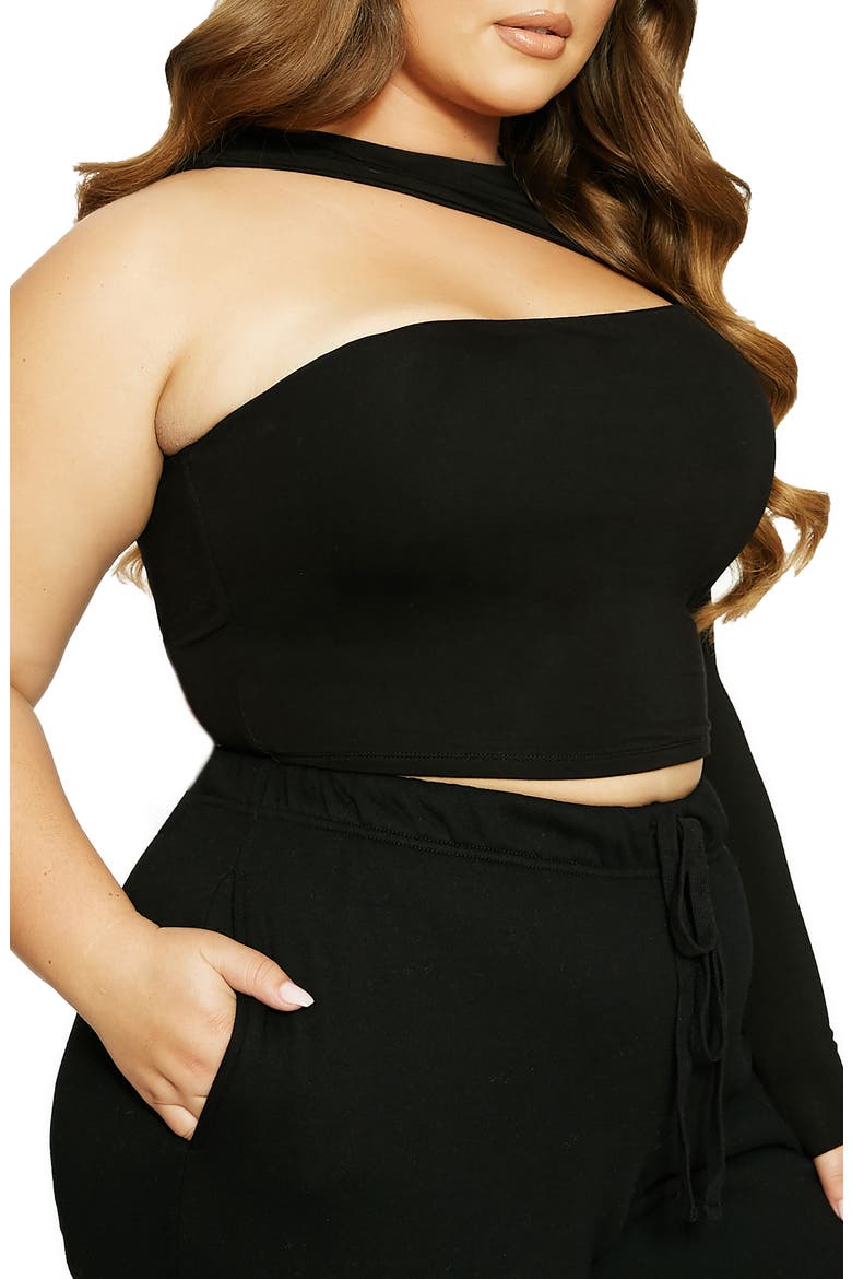 LORI FRONT ASYM CUT OUT, Alternate, color, BLACK