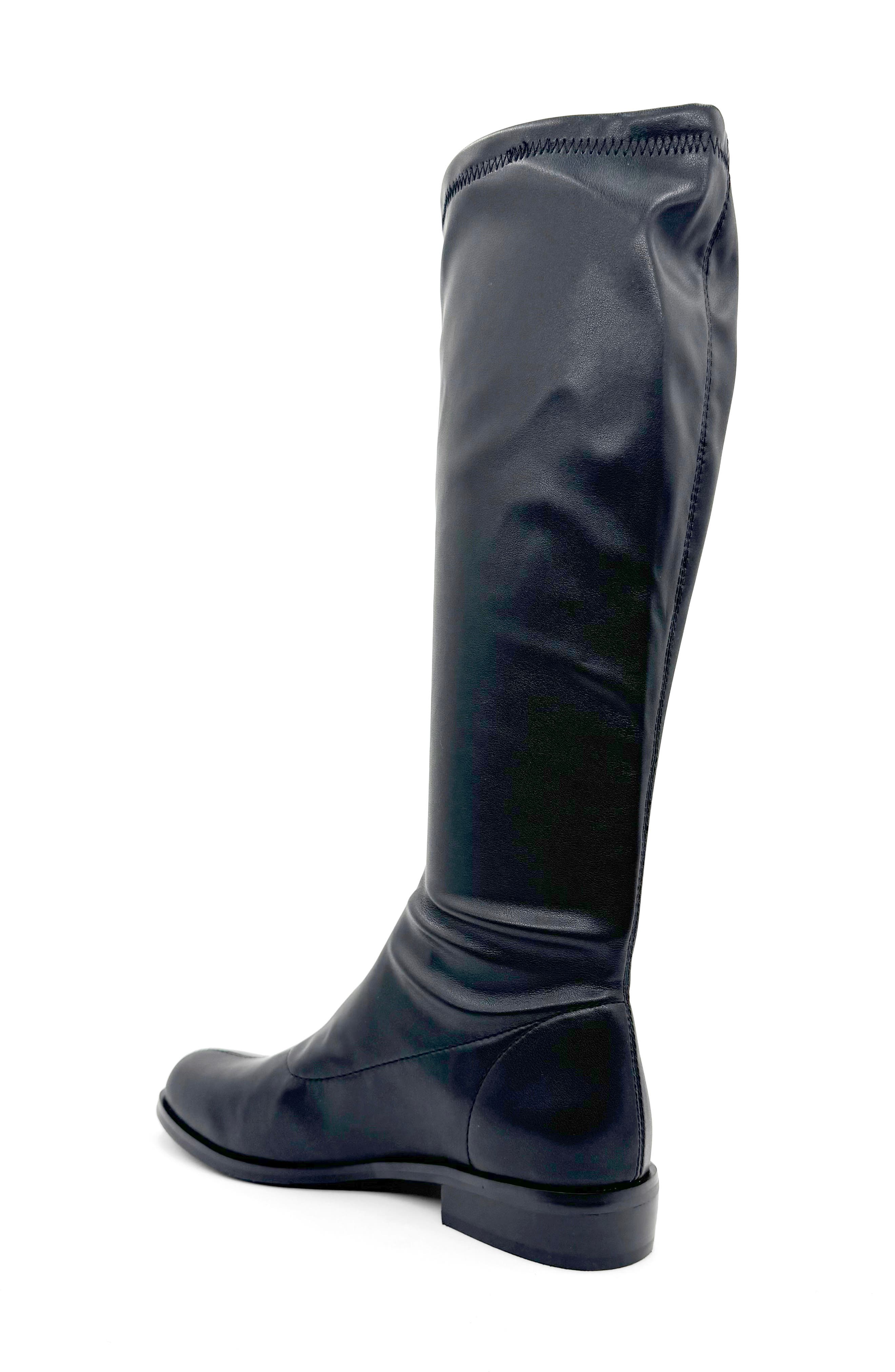 CHELSEA CREW Train Tall Boot, Alternate, color, Black Pu