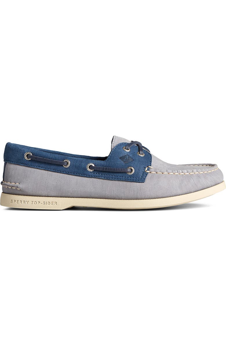 Sperry TOP-SIDER 2-Eye Plushwave Checkmate Mocassin, Alternate, color,