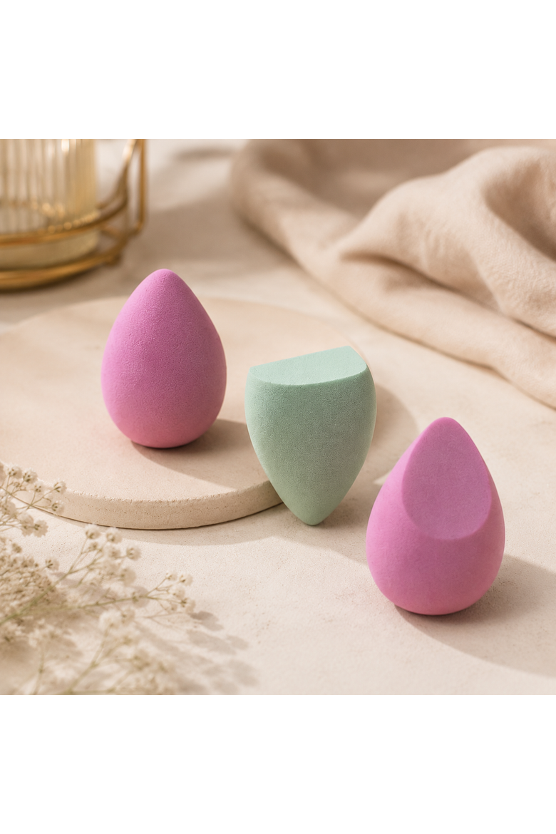 Makeup Brush Set & Makeup Sponge Blenders, Alternate, color, Black