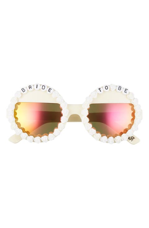 Bride To Be Round Sunglasses