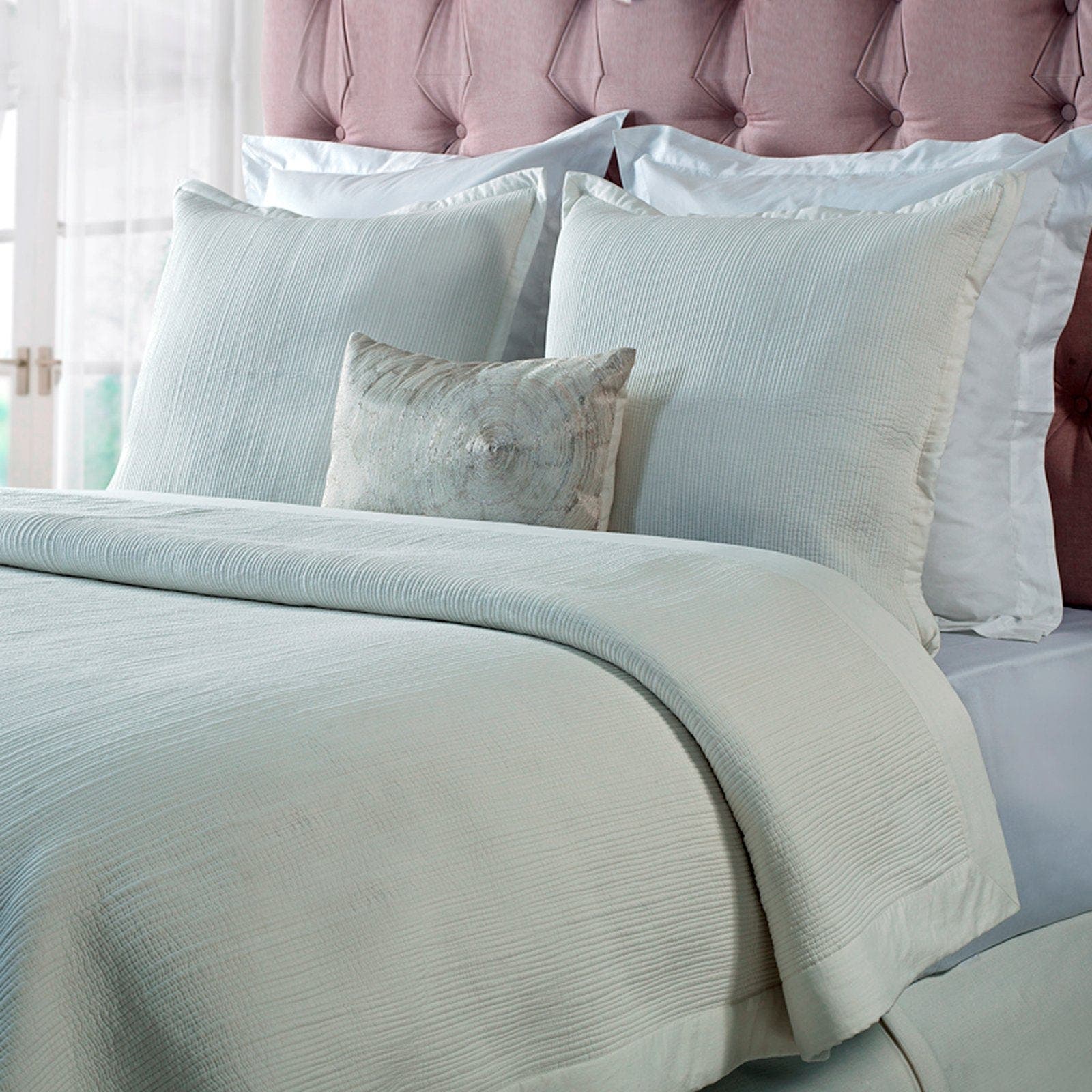Orchids Lux Home Laela Channel Stitch Cotton Coverlet | Nordstrom
