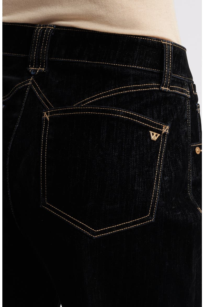 Wyatt Ankle Wide Leg Jeans, Alternate, color, BLACK
